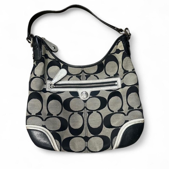 Coach Handbags - Coach Black and Gray Women's Shoulder Bag